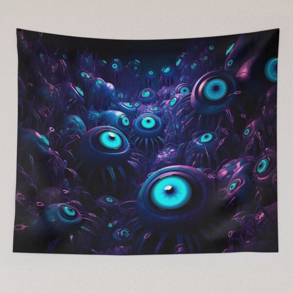 Item preview, Trippy psychedelic alien eyes designed and sold by Matt's Artificial Nature.