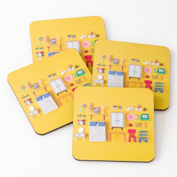 Item preview, Dollhouse inventory / yellow designed and sold by pepinodemarst.