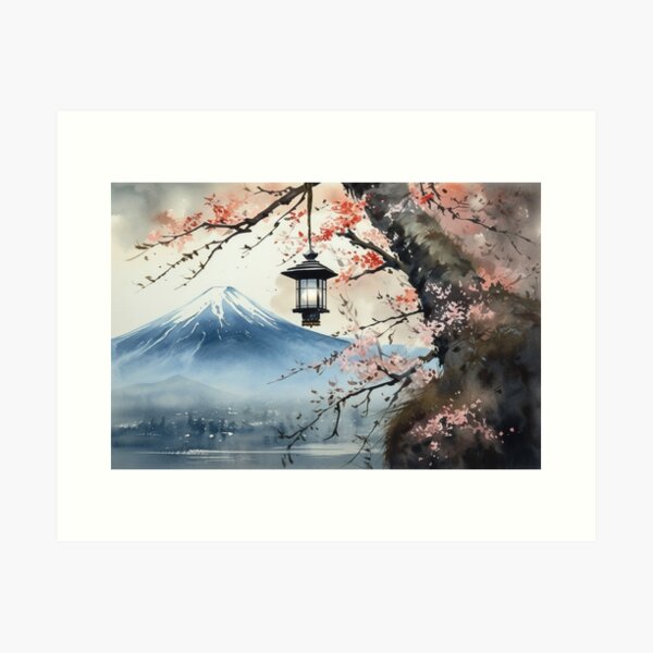 Item preview, Sakura on Fuji designed and sold by cryptofred.