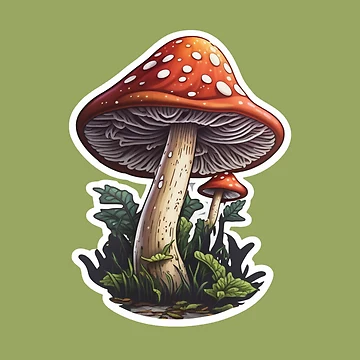 Artwork thumbnail, Red Cap Toadstool by RuralGreen