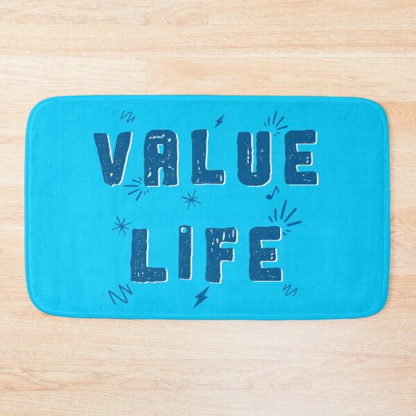Item preview, VALUE LIFE - Pro Life Pro People Anti-Abortion designed and sold by Pirate Foto.