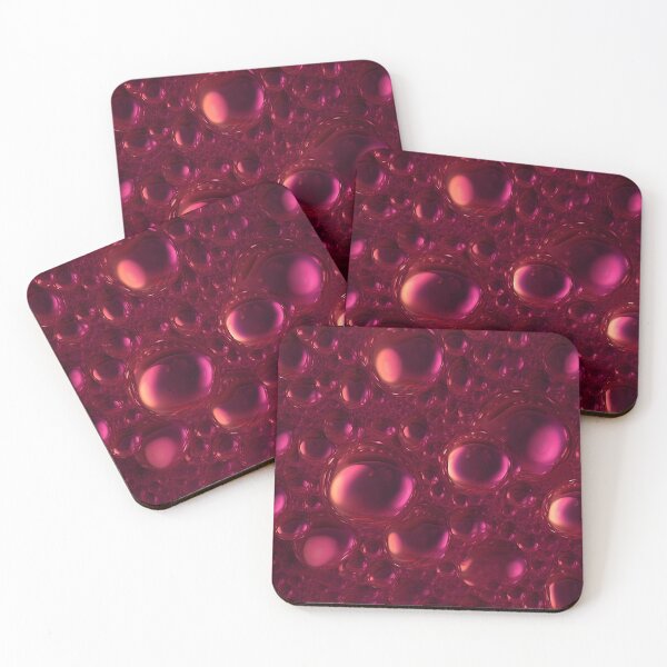Item preview, Hot Pink and Red Bubbles  designed and sold by DavisDesigns79.