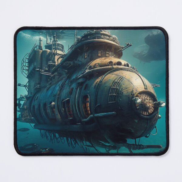Item preview, Steampunk Submarine Surrealism designed and sold by CreationP.