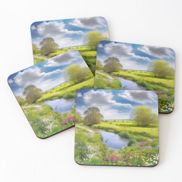 Item preview, Wonderful view of typical English countryside -2 designed and sold by AIArtShopPro.