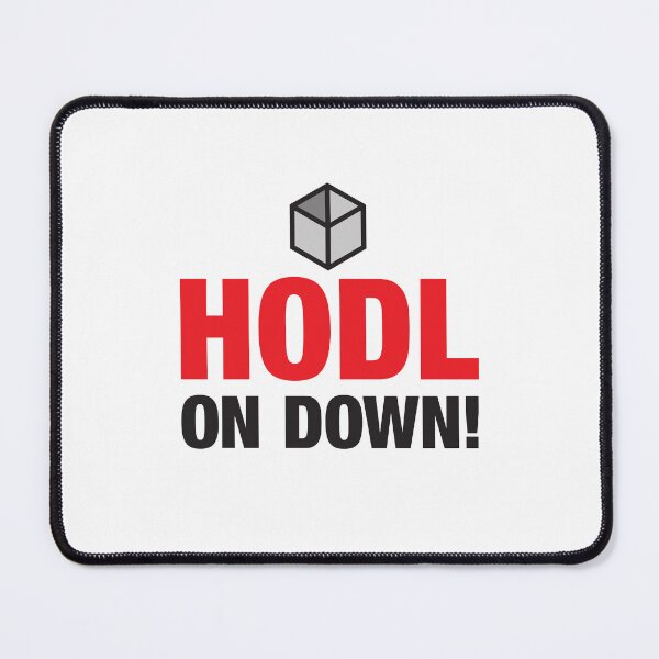 Item preview, Crypto hodl t-shirt in black red on white designed and sold by Bazakstan.