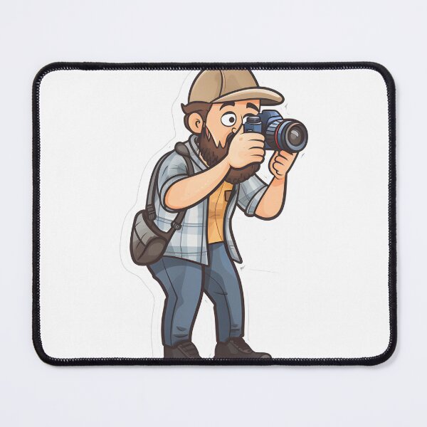 Item preview, Photographer Cartoon designed and sold by AgitProPrints.