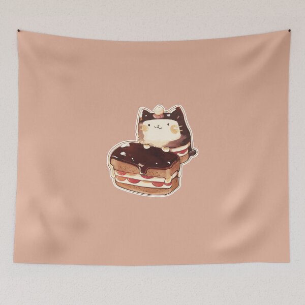 Item preview, Sweet Treats with a Cute Cat designed and sold by dj0903.