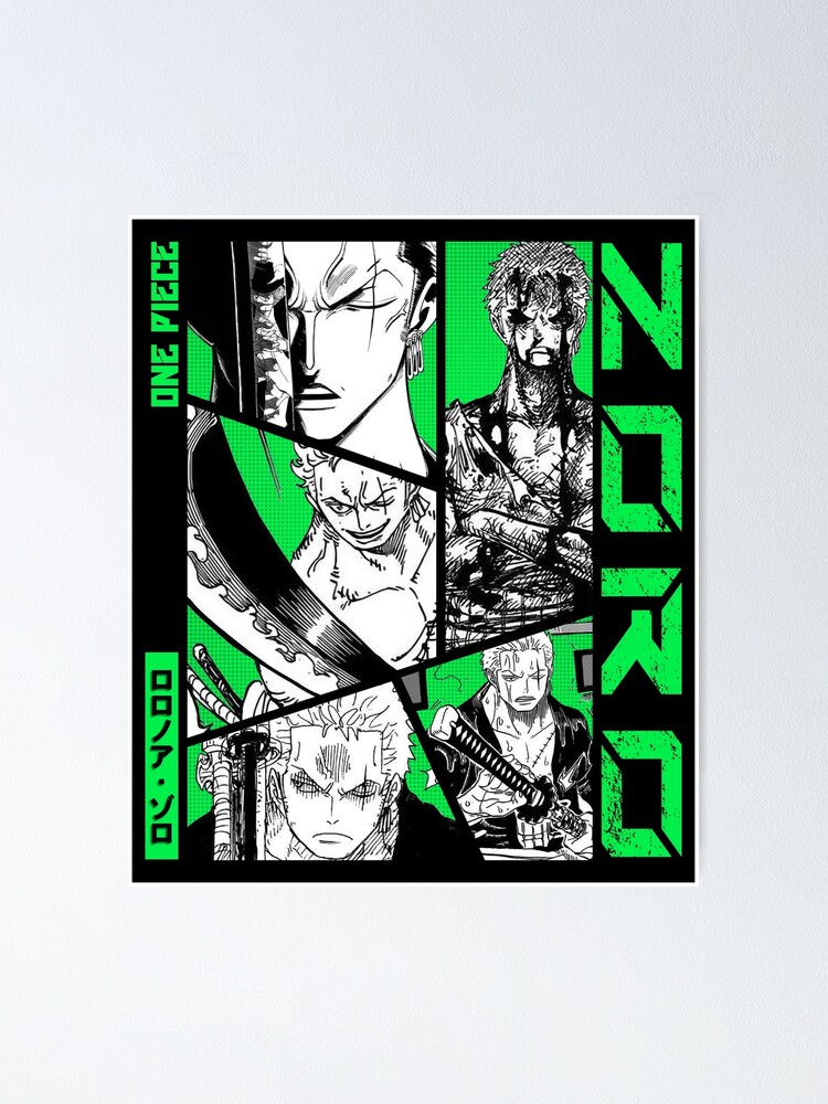 Zoro - Manga Anime Design V2 - Zoro Roronoa - Posters and Art Prints