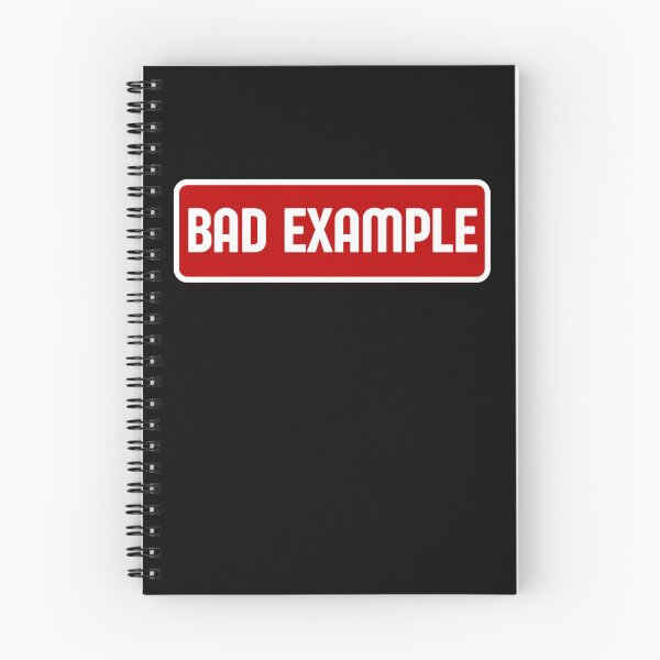 Item preview, Bad Example. Self-Aware Baddie designed and sold by Rebel-Design.