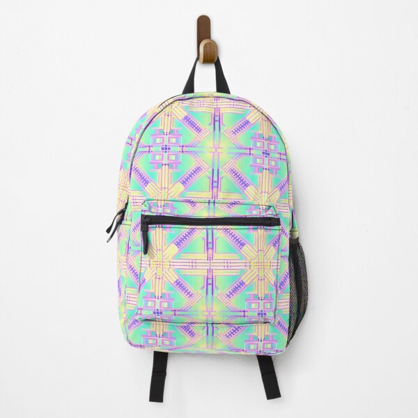Item preview, Pastel neon colors geometric pattern 1 designed and sold by orangerinka.