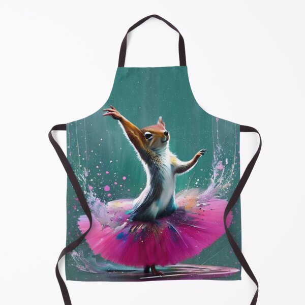 Item preview, Dancing squirrel with pink ballerina tutu designed and sold by TheStoryBox.