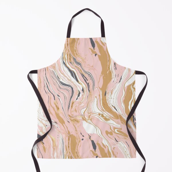 Item preview, Gold and Pink Paint Pour Pattern designed and sold by ayladesignz.