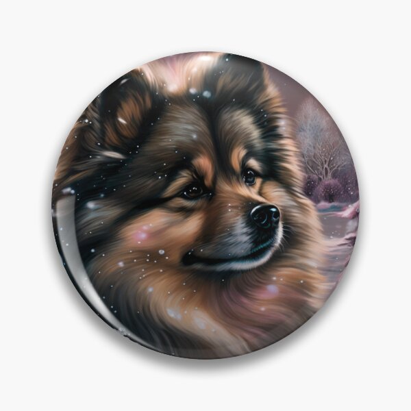 Item preview, Finnish Lapphund In Winter Magic designed and sold by Nocturne  Paws.