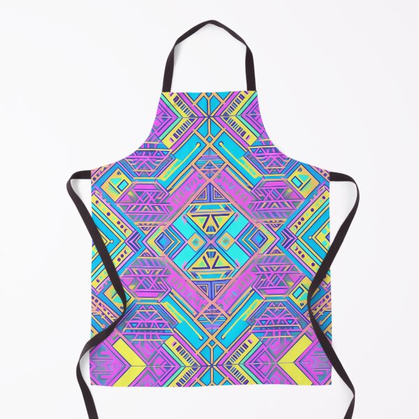 Item preview, Pastel neon colors geometric pattern 3 designed and sold by orangerinka.