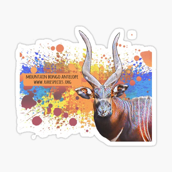 Magnificent Mountain Bongo Antelope Sticker