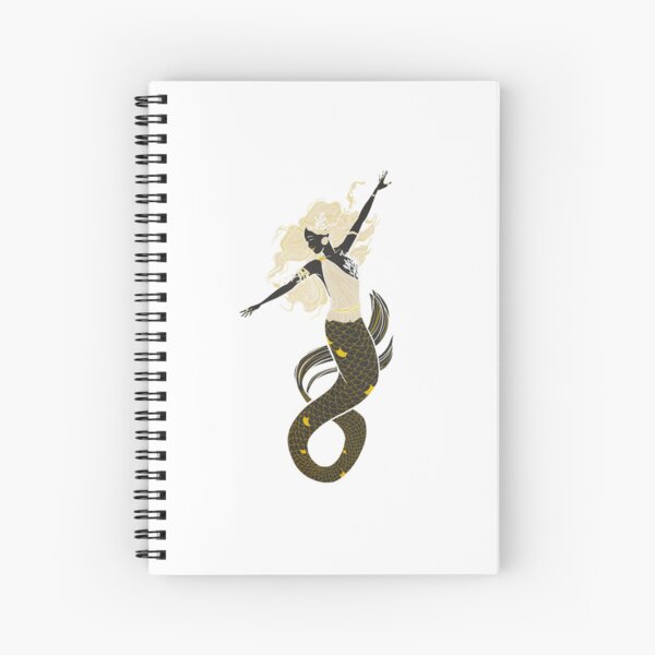 Dancing Mermaid Spiral Notebook