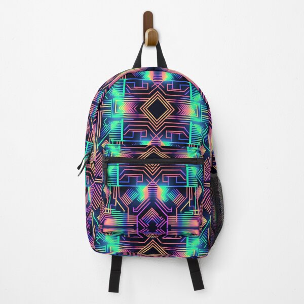 Item preview, Pastel neon colors geometric pattern 4 designed and sold by orangerinka.