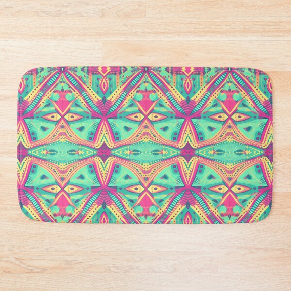 Item preview, Pastel neon colors geometric pattern 5 designed and sold by orangerinka.