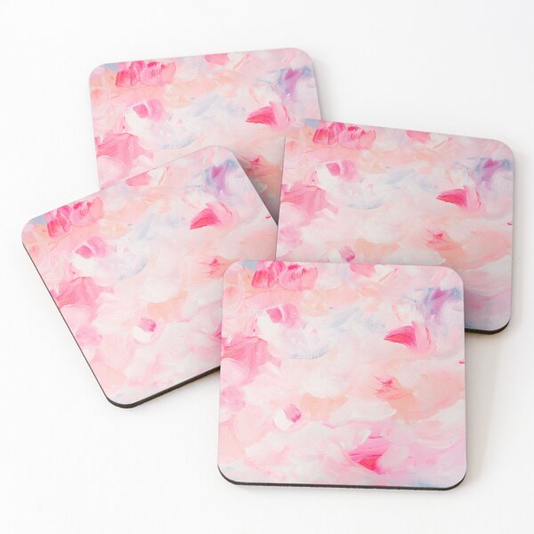 Item preview, Pink pastel painterly dabs abstract designed and sold by Ilze Lucero.