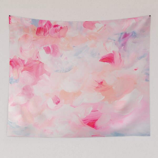 Item preview, Pink pastel painterly dabs abstract designed and sold by Ilze Lucero.