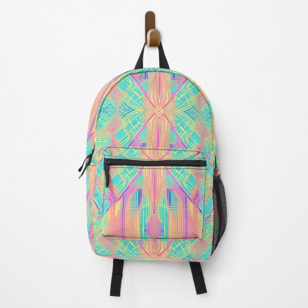 Item preview, Pastel neon colors geometric pattern 7 designed and sold by orangerinka.