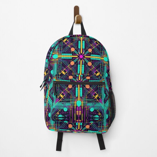 Item preview, Pastel neon colors geometric pattern 8 designed and sold by orangerinka.