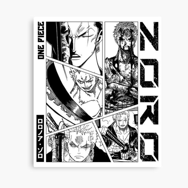 Sanji - One Piece Manga Panel black version Art Board Print for
