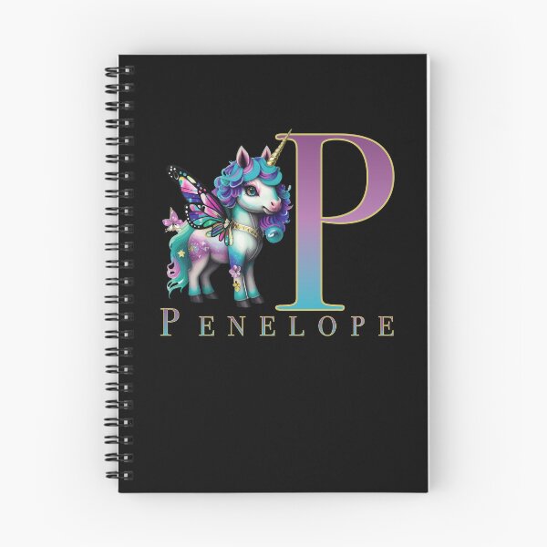 Item preview, Penelope name with a cute unicorn designed and sold by Lubellebubble20.