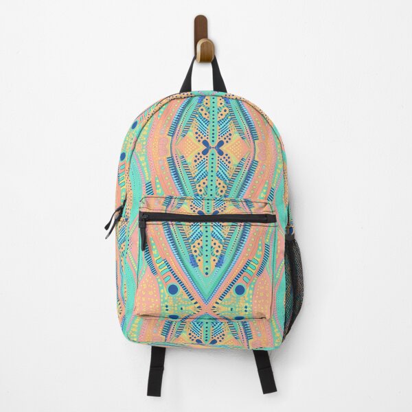 Item preview, Pastel neon colors geometric pattern 9 designed and sold by orangerinka.