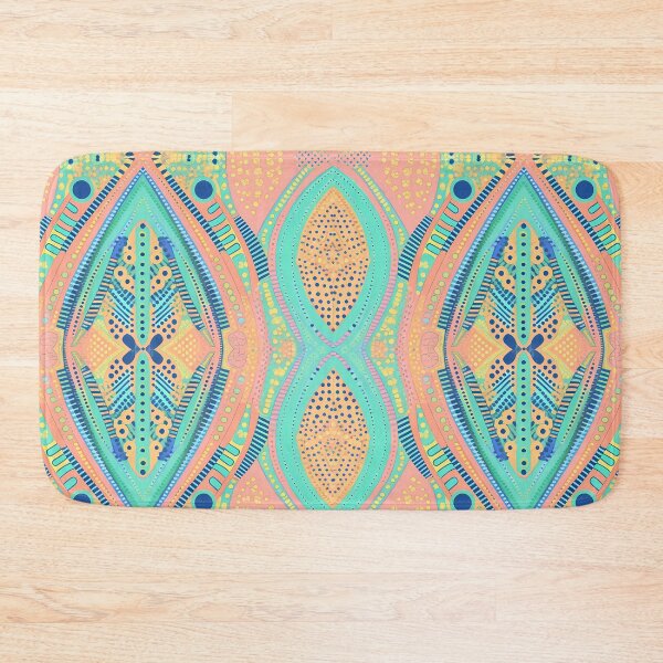 Item preview, Pastel neon colors geometric pattern 9 designed and sold by orangerinka.