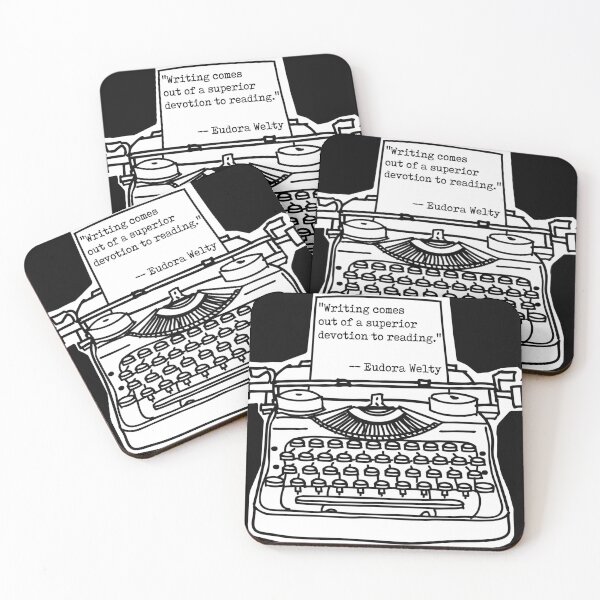 Item preview, Welty Reading Comes Out, white background and border designed and sold by AndrewCotten.