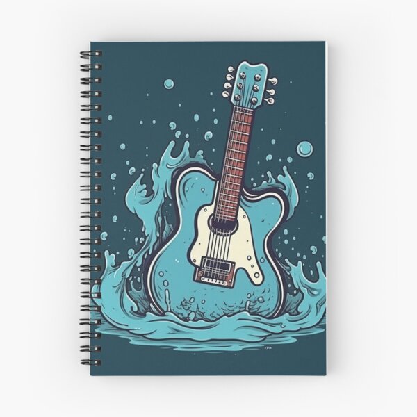 Item preview, Electric guitar making waves in water designed and sold by Digital-Space.