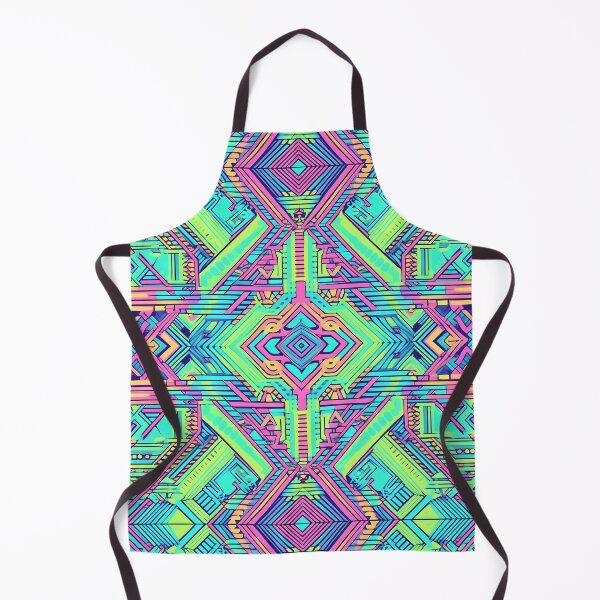 Item preview, Pastel neon colors geometric pattern 10 designed and sold by orangerinka.