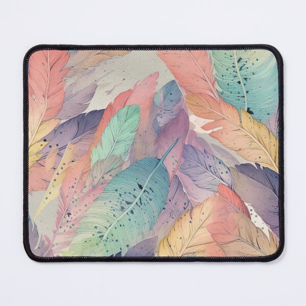 Item preview, Colorful Feather Pattern designed and sold by ayladesignz.