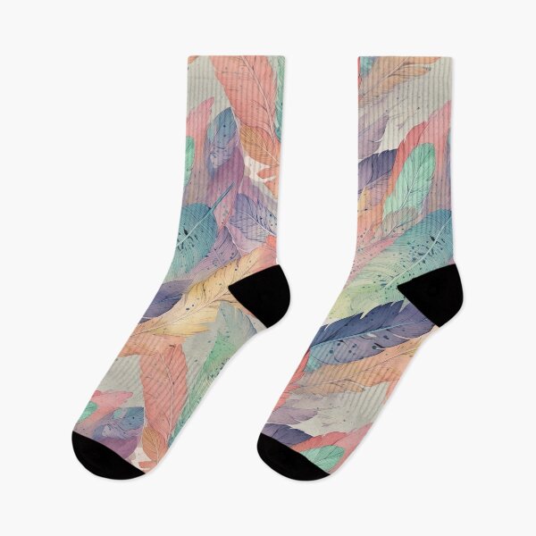 Item preview, Colorful Feather Pattern designed and sold by ayladesignz.