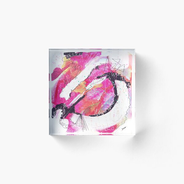 Color twisted #23 Acrylblock