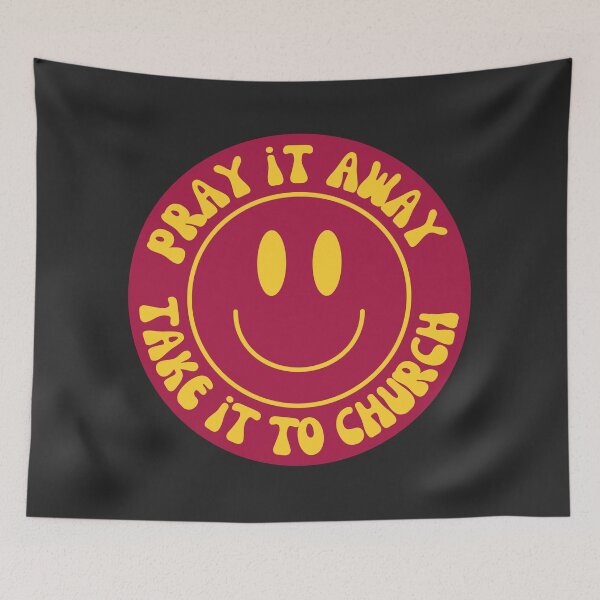 Item preview, PRAY IT AWAY designed and sold by baldbird.