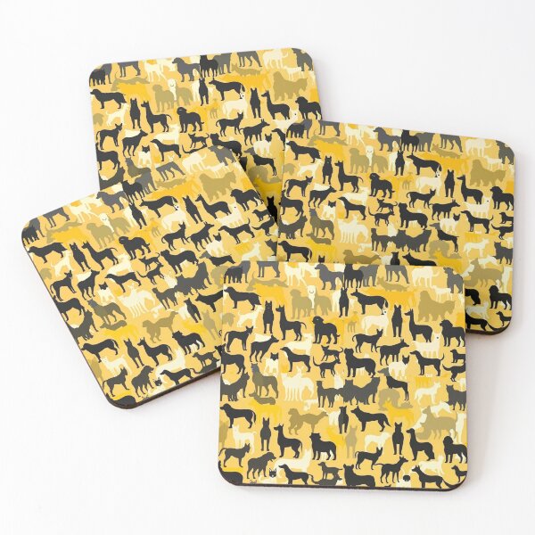 Item preview, Different dog breeds silhouette designed and sold by elPattern.