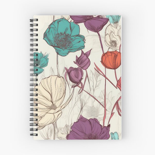 Artikelvorschau, Vintages Wildblumenmuster entworfen und verkauft von MikAImageShop.