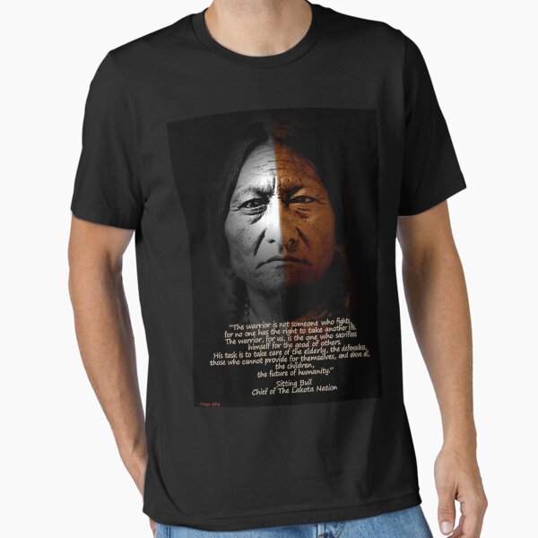 Item preview, Sitting Bull Warrior quote. Poster designed and sold by Irisangel.