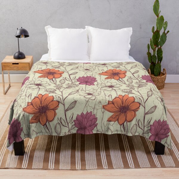 Item preview, Vintage Wildflower Pattern designed and sold by MikAImageShop.