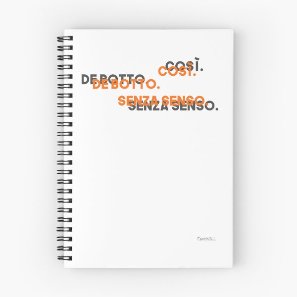 Item preview, Cos. De bas. Senza senso designed and sold by akinsmeggan.