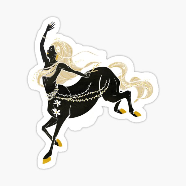 Dancing centaur - Greek mythological hybrid Sticker