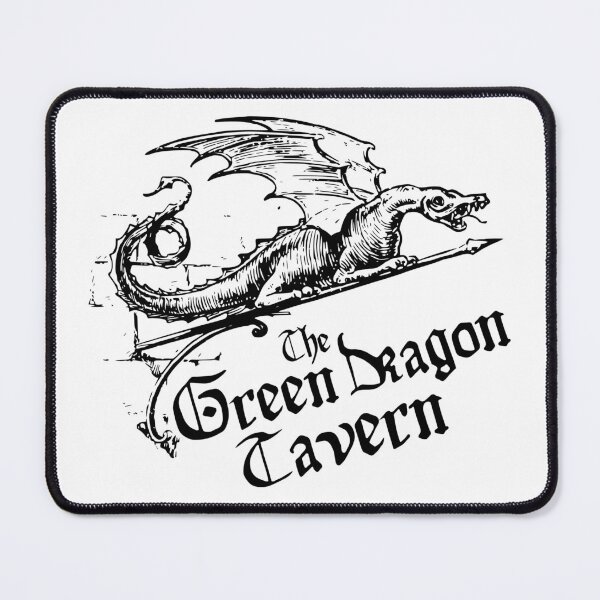Item preview, Green Dragon Tavern, Black, Transparent Background designed and sold by AndrewCotten.