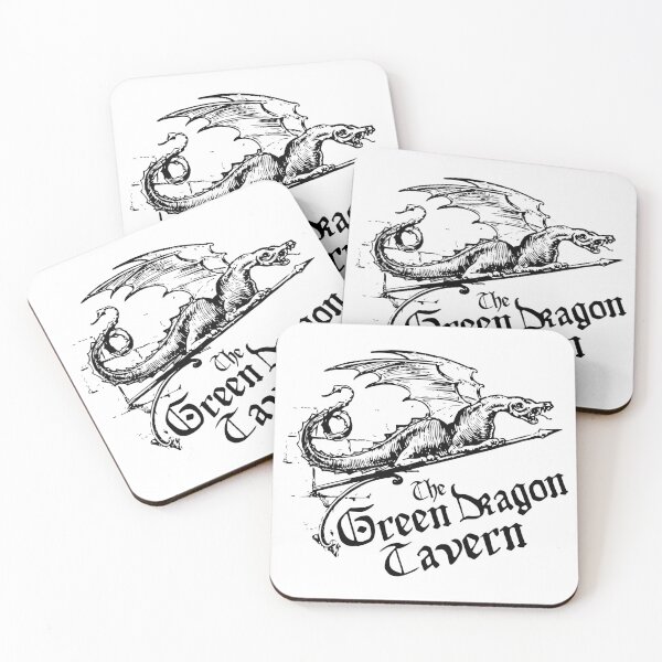 Item preview, Green Dragon Tavern, Black, Transparent Background designed and sold by AndrewCotten.