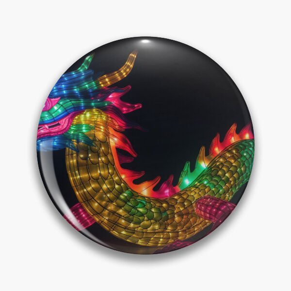 Item preview, Dragon made of rainbow colored lights 5 designed and sold by jetaiart.