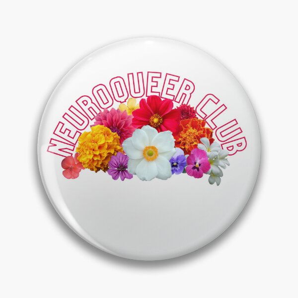 Item preview, Neuroqueer Club (floral) designed and sold by Jae Steele.