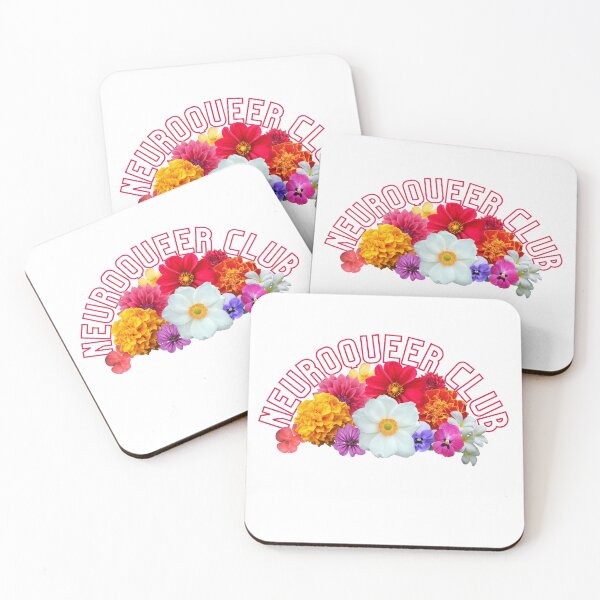 Item preview, Neuroqueer Club (floral) designed and sold by Jae Steele.