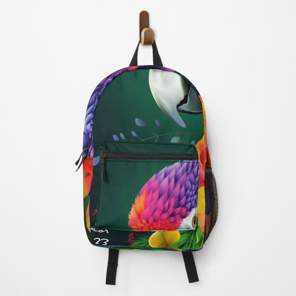 Item preview, Rainbow Tropical Parrot Portraiture designed and sold by Junior's Digital Designs.