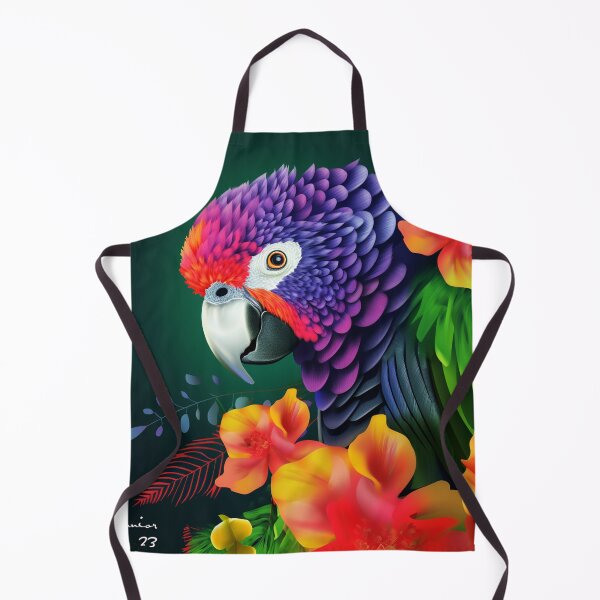Item preview, Rainbow Tropical Parrot Portraiture designed and sold by Junior's Digital Designs.